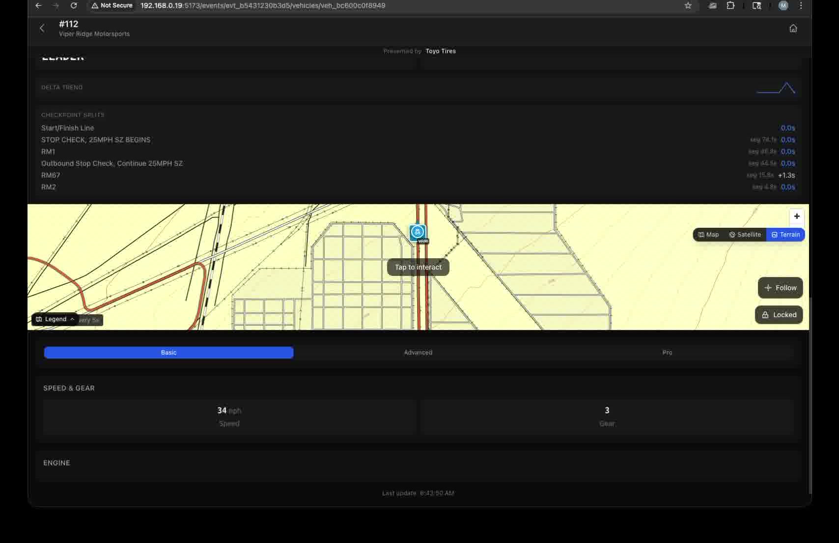 Race Link Live telemetry dashboard